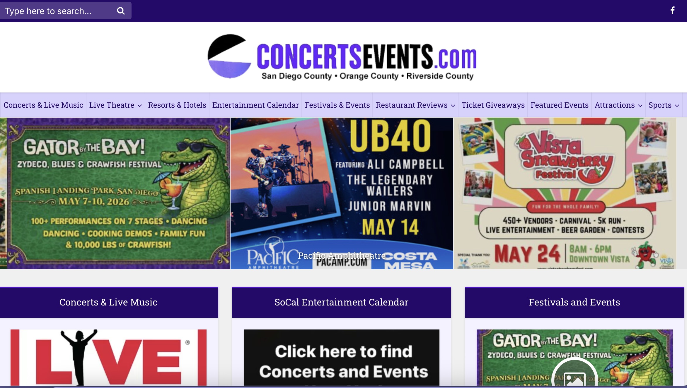 Concerts Events