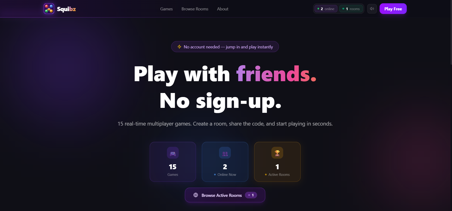 Squibz Multiplayer Games Online