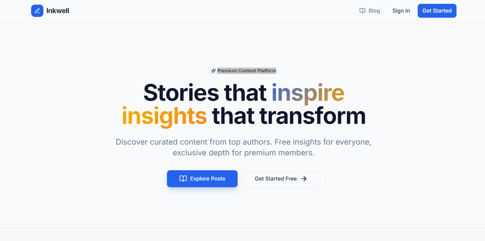 Premium Content Platform