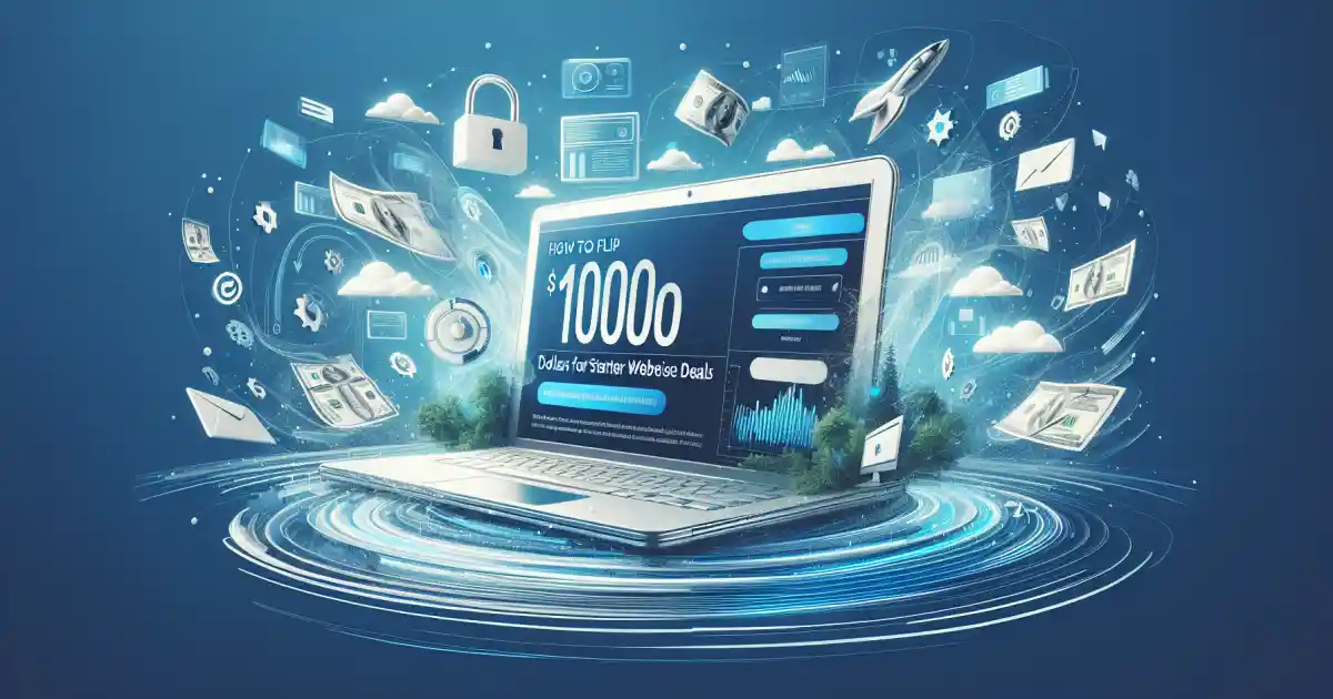 How to Flip 10000 Dollars in Starter Website Deals