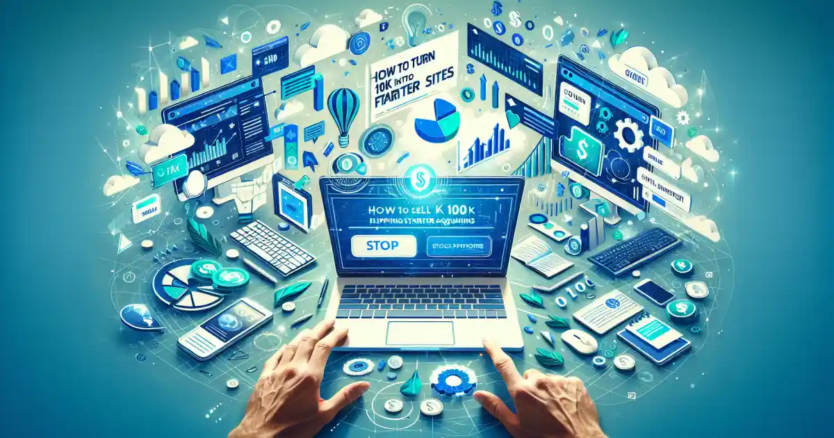 How to Turn 10K Into 100K: Flipping Starter Sites